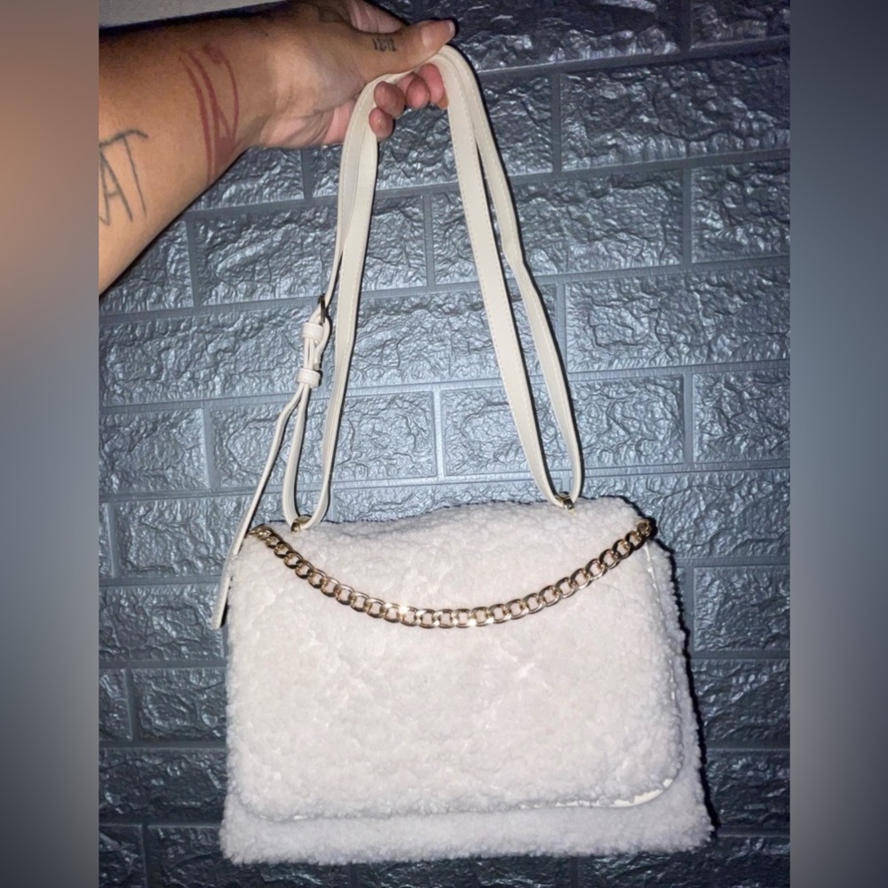 sherpa crossbody/ shoulder bag